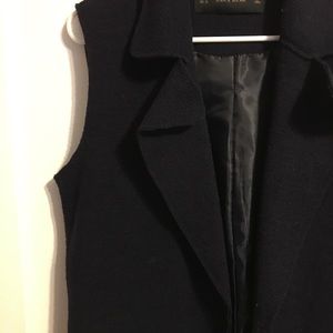 Jackets & Coats - Navy Blue Vest Jackets & Coats - Navy Blue Vest